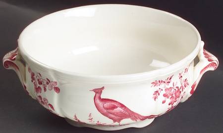 Chelsea Bird Red Round Vegetable No Lid