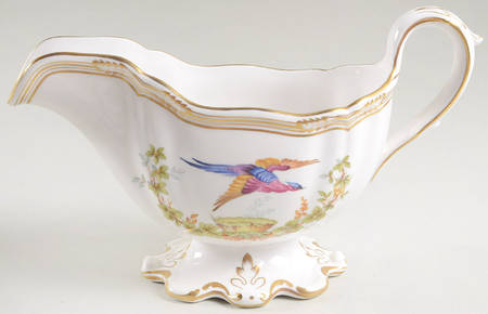 Chelsea Bird (No Raised Gold Dots) Gravy Boat
