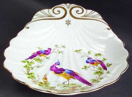 Chelsea Bird (No Raised Gold Dots) Shell Shaped Dish