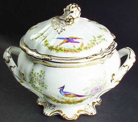 Chelsea Bird (No Raised Gold Dots) Tureen &  Lid