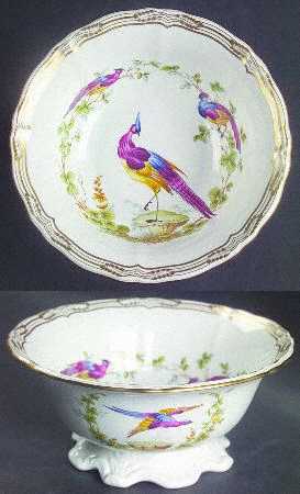 Chelsea Bird (No Raised Gold Dots) Large Fruit Bowl