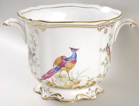 Chelsea Bird (No Raised Gold Dots) 6" Cachepot