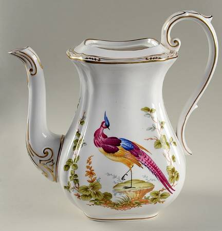 Chelsea Bird (No Raised Gold Dots) Coffee Pot No Lid