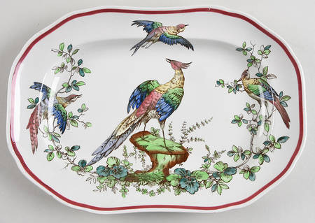 Chelsea Bird Black Bird 10" Oval Serving Platter