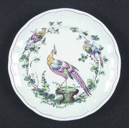 Chelsea Bird (Thin Red Line) Bread & Butter Plate