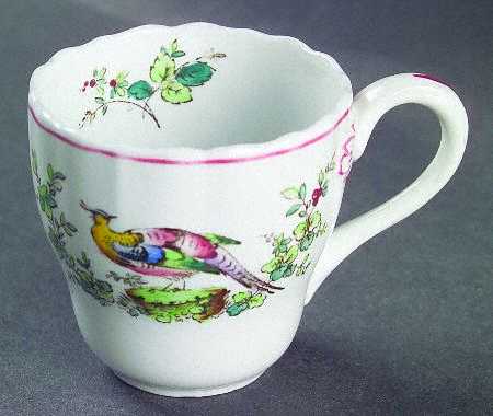 Chelsea Bird (Thin Red Line) Flat Demitasse Cup