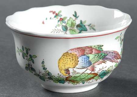 Chelsea Bird (Thin Red Line) Open Sugar Bowl