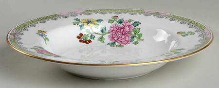 Chinese Blossom Large Rim Soup Bowl