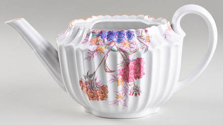 Chelsea Garden (Mustard Trim) Teapot No Lid