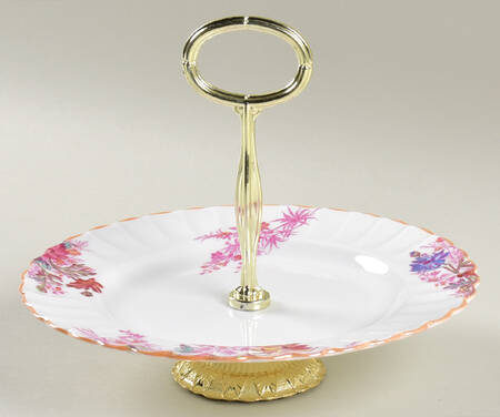 Chelsea Garden (Mustard Trim) 6" - 7" Tidbit (from Salad Plate) HC