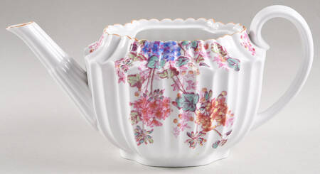 Chelsea Garden (Mustard Trim) Teapot No Lid