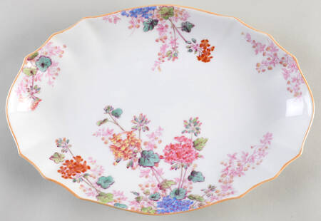 Chelsea Garden (Mustard Trim) 11" Oval Tray