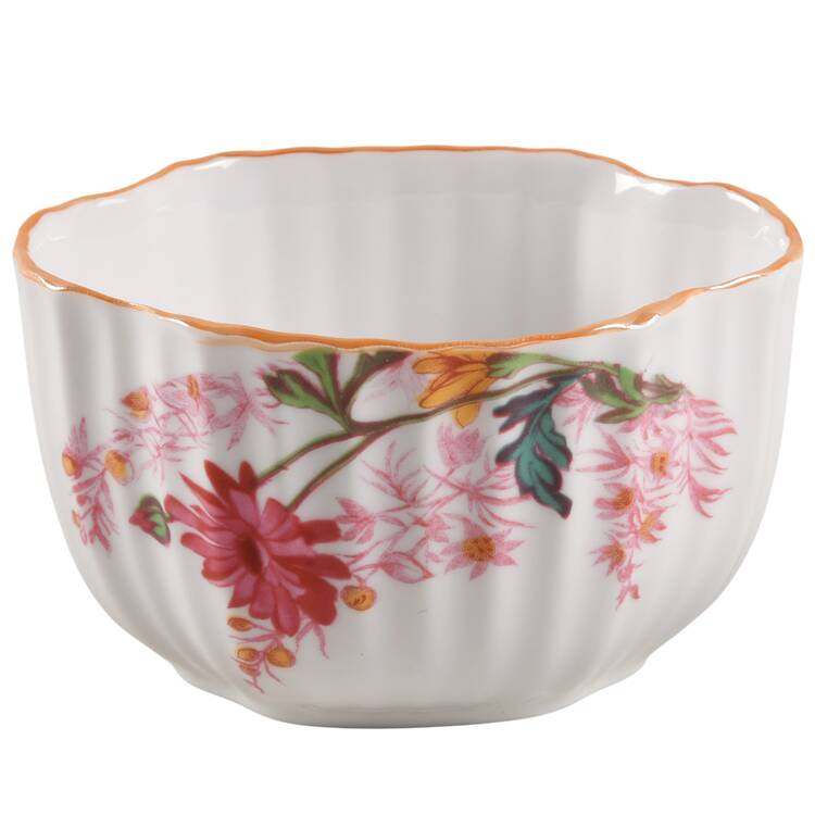 Chelsea Garden (Mustard Trim) Mini Sugar Bowl No Lid