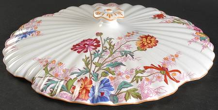 Chelsea Garden (Mustard Trim) Lid for Round Vegetable