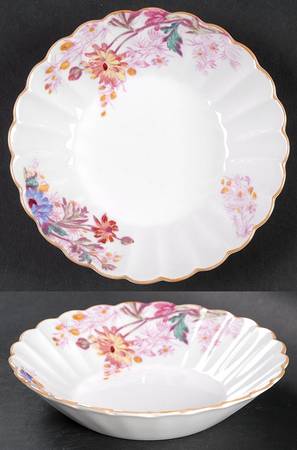 Chelsea Garden (Mustard Trim) Fruit/Dessert (Sauce) Bowl