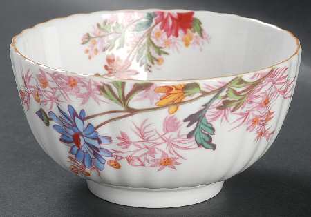 Chelsea Garden (Mustard Trim) Open Rice/Sugar Bowl
