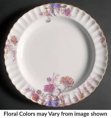 Chelsea Garden (Mustard Trim) 12" Chop Plate (Round Platter)