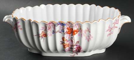 Chelsea Garden (Mustard Trim) Oval Tureen No Lid