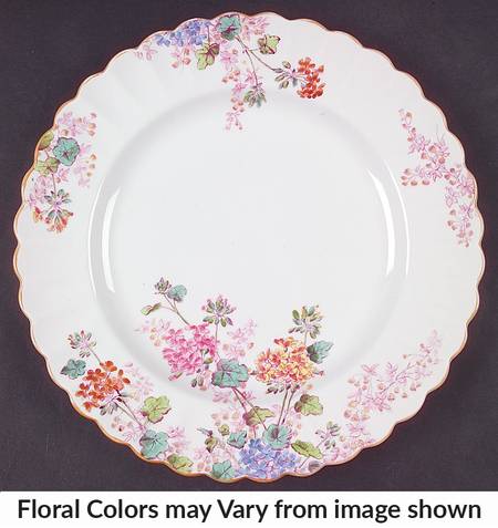 Chelsea Garden (Mustard Trim) Dinner Plate