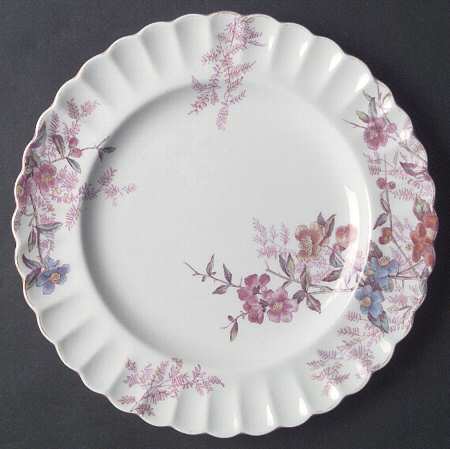 Chelsea Garden (Mustard Trim) Luncheon Plate