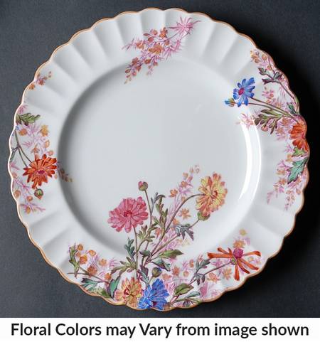 Chelsea Garden (Mustard Trim) Luncheon Plate