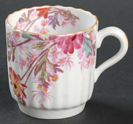 Chelsea Garden (Mustard Trim) Flat Demitasse Cup