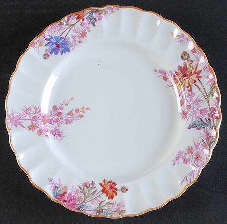 Chelsea Garden (Mustard Trim) Dessert/Pie Plate