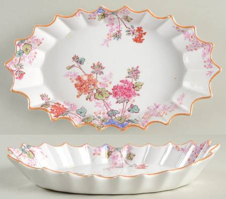 Chelsea Garden (Mustard Trim) Jubilee Platter