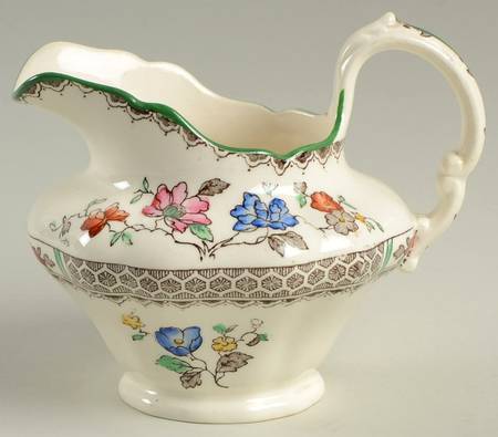 Chinese Rose Bone Mini Creamer