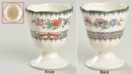 Chinese Rose Single Egg Cup