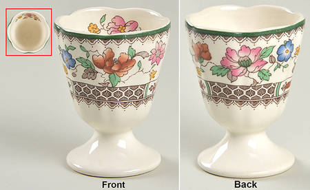 Chinese Rose Single Egg Cup