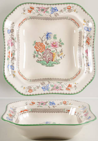Chinese Rose Square Vegetable No Lid