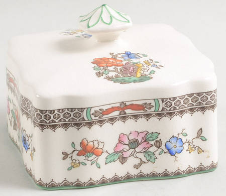 Chinese Rose Lid for Square Butter