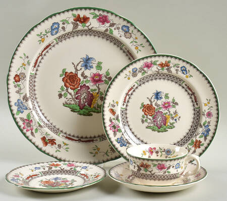 Chinese Rose 5 Piece Place Setting