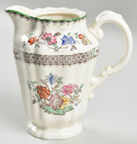 Chinese Rose Hot Water Jug No Lid