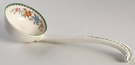 Chinese Rose Solid Piece Sauce Ladle