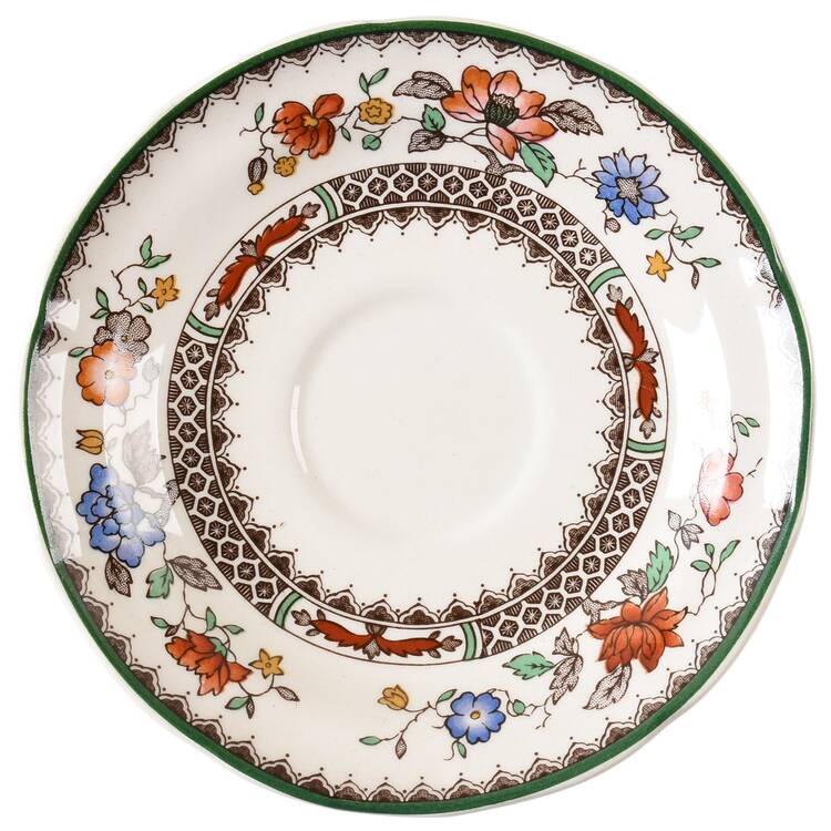Chinese Rose Saucer for Demitasse Cup