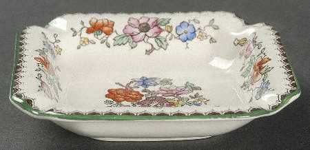 Chinese Rose 4" Square Ashtray