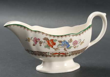 Chinese Rose Gravy Boat