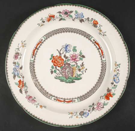Chinese Rose 12" Chop Plate (Round Platter)