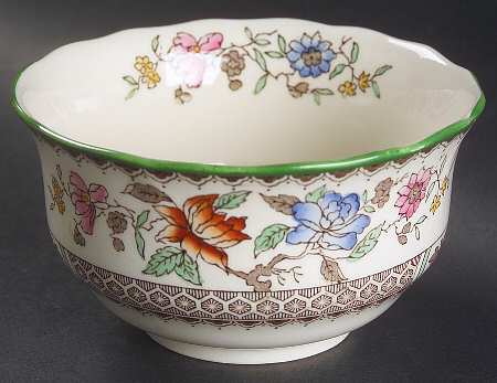 Chinese Rose Mini Open Sugar Bowl