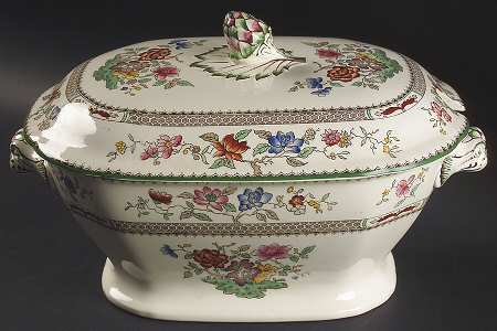 Chinese Rose Tureen & Lid