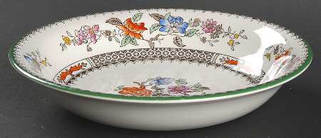 Chinese Rose Coupe Soup Bowl