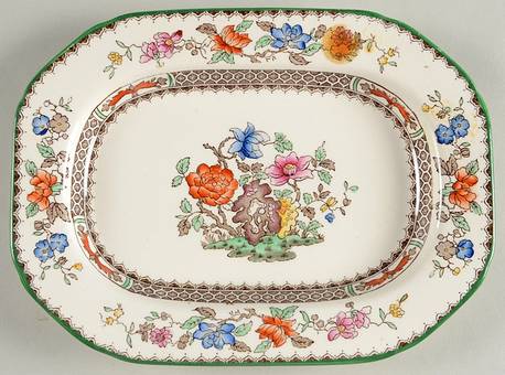 Chinese Rose Underplate for Sauce Boat