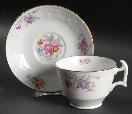 Christine Footed Cup & Saucer Set