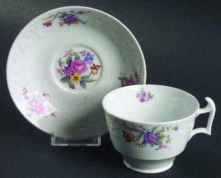 Christine Footed Cup & Saucer Set