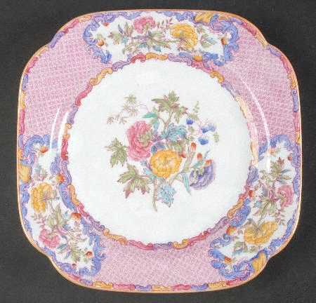 China Rose (Smooth) Square Luncheon Plate