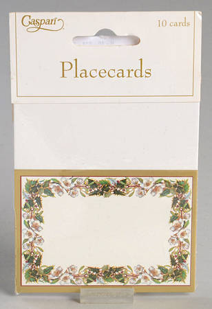 Christmas Rose (Set of 10) Paper Place Cards