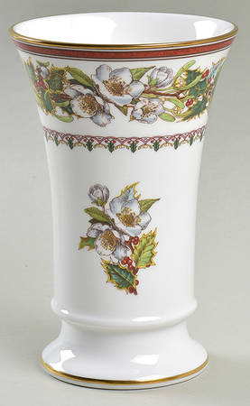 Christmas Rose 5" Vase
