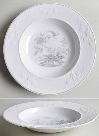 Chinese Spring Large Rim Soup Bowl